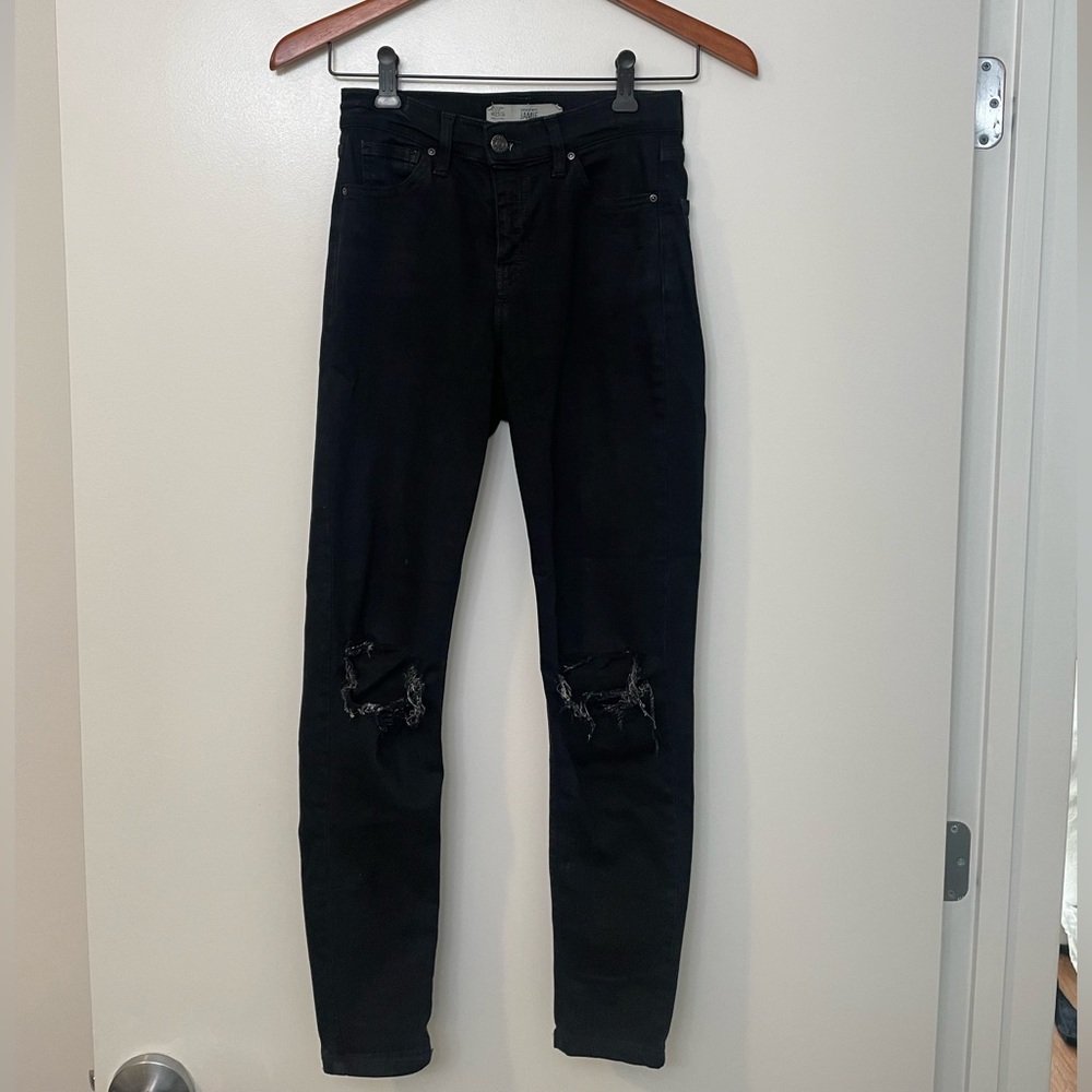 Topshop Black Jamie Jeans